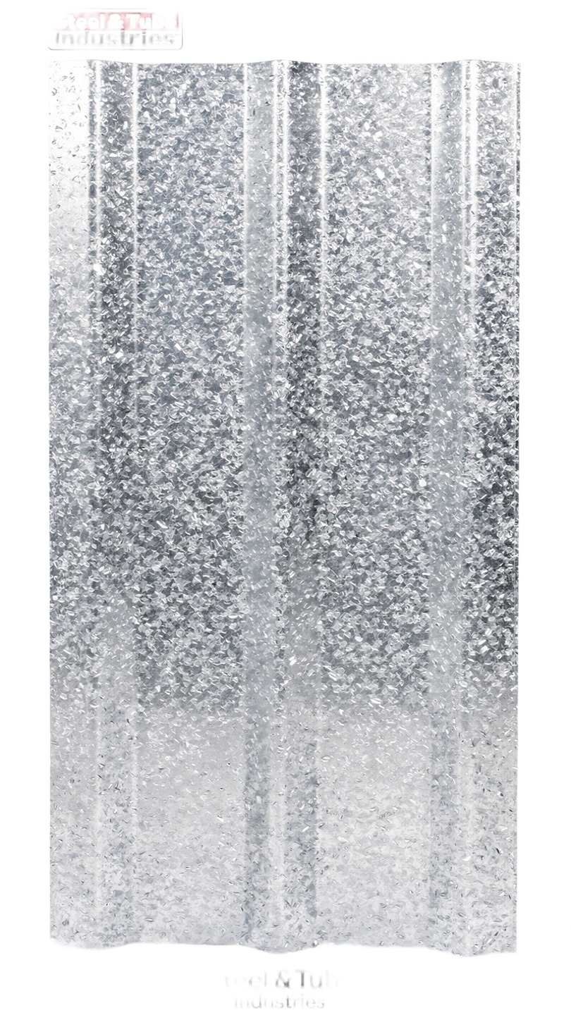 a clean sample cut of an uncolored bright silver g 1