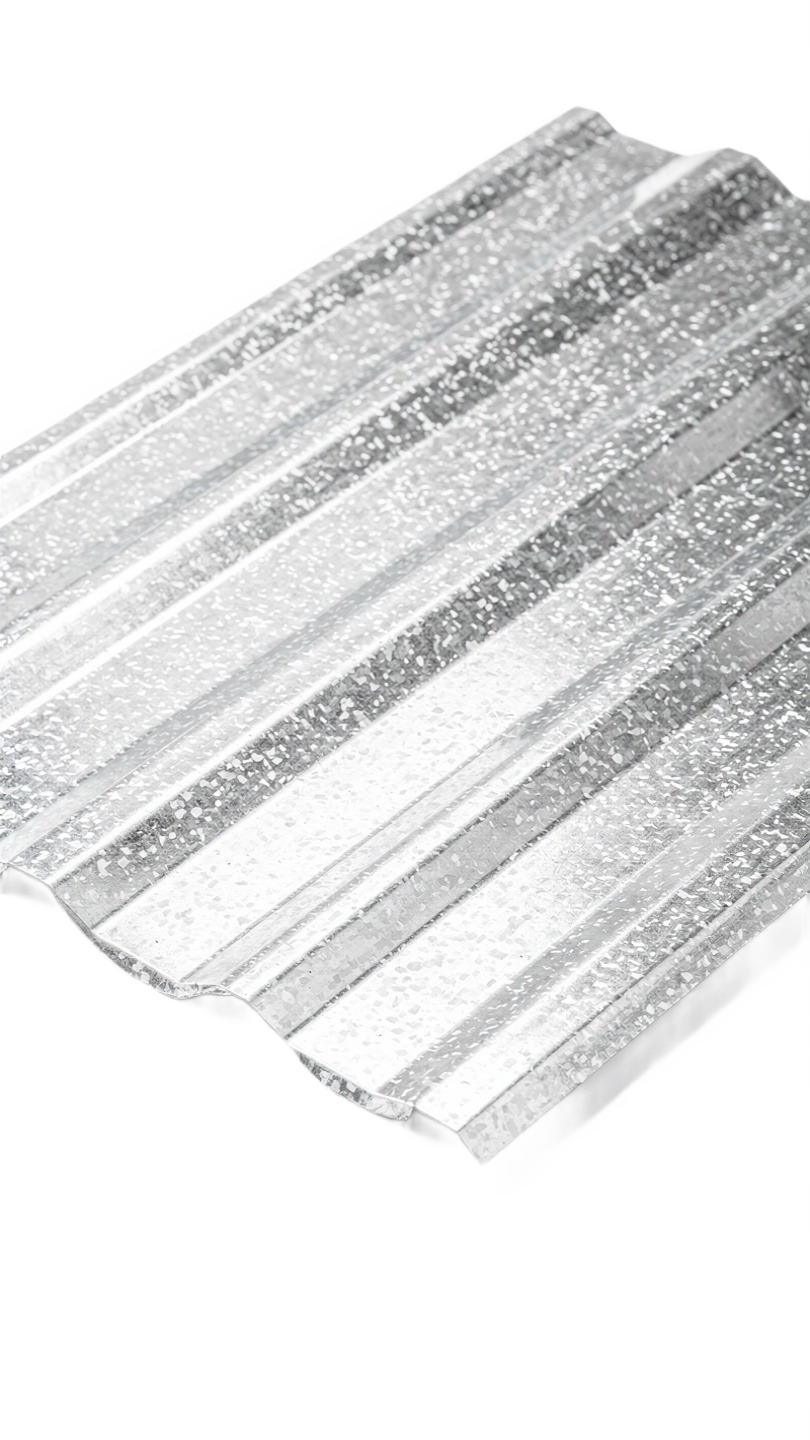 a clean sample cut of an uncolored bright silver g