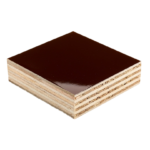 a square sample block of a thick 18mm film faced w 3