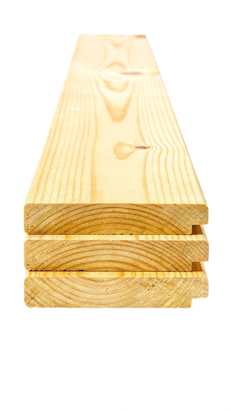 three straight cut structural timber planks made o 1