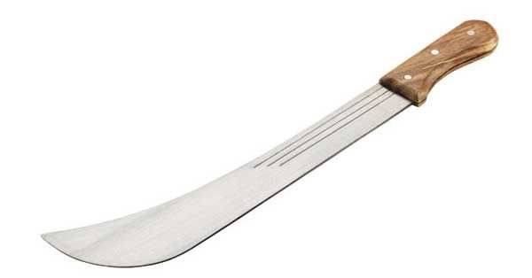 Heavy-Duty Curved Wooden Handle Panga